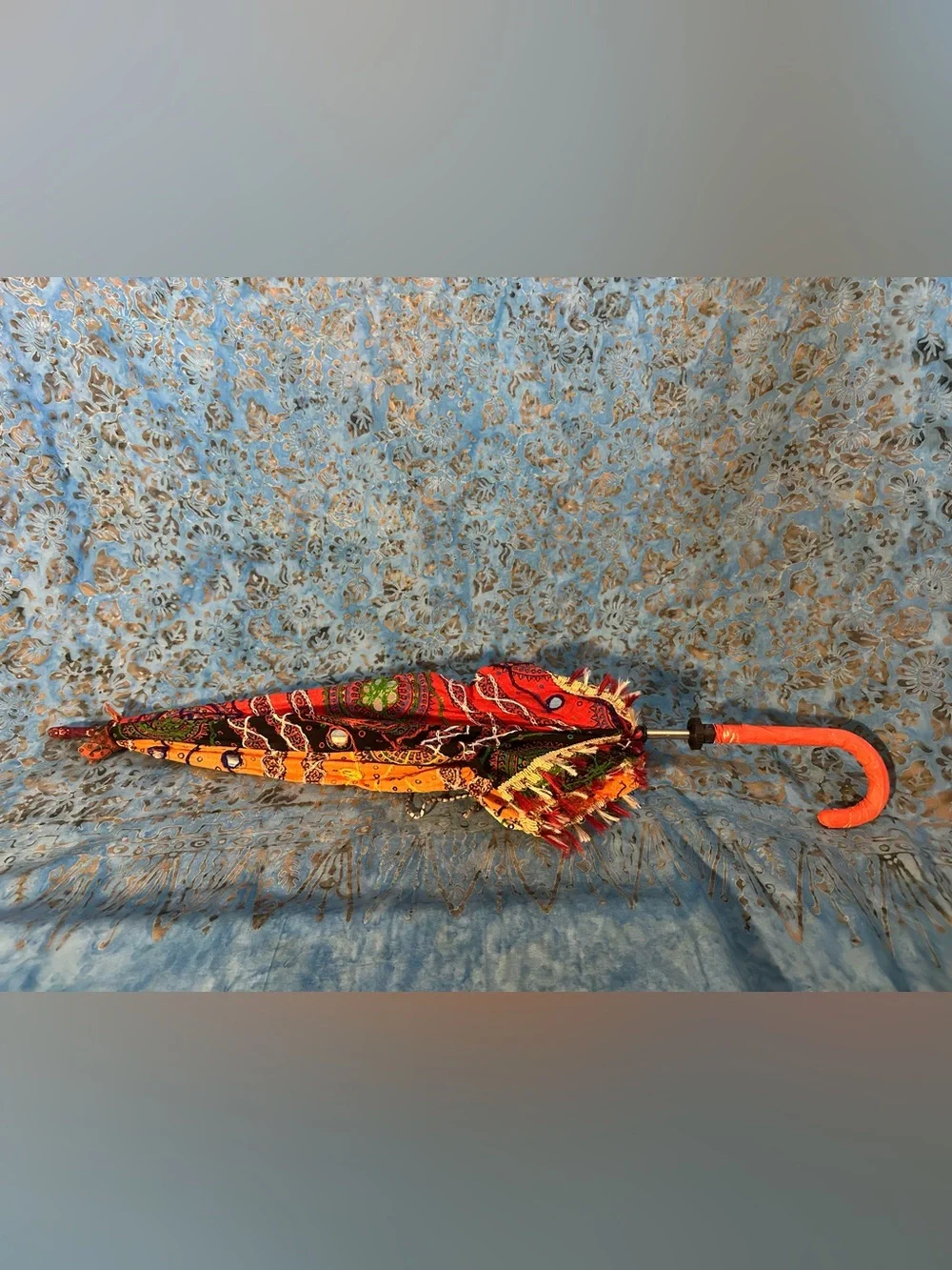 Handcrafted Multicolor Bohemian Decorative Umbrella - Unknown Brand